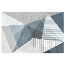 Multi-Color Modern Geometric Triangle Pattern Abstract Area Rug Contemporary Thick Soft Plush